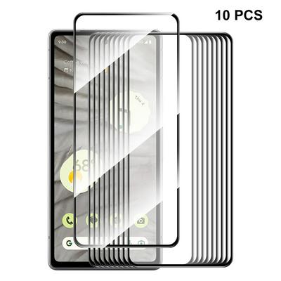 10PCS ENKAY Hat-Prince For Google 7A 0.26mm 9H 2.5D Full Glue Full Cover Tempered Glass Protective Film