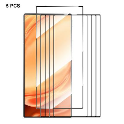 5PCS ENKAY Hat-Prince For ZTE Nubia Z50 Ultra 0.26mm 9H 2.5D Full Glue Full Cover Tempered Glass Protective Film