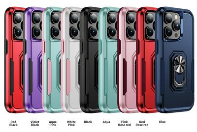 For iPhone 15 Pro Trailblazer Ring Bracket Military Grade Drop-proof Hard PC Back Cover Phone Case