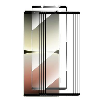 5PCS ENKAY Hat-Prince For Sony Xperia 5 V 0.26mm 9H 2.5D Full Glue Full Cover Tempered Glass Protective Film