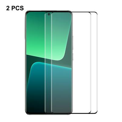 2PCS ENKAY Hat-Prince For Xiaomi 13 Pro 3D Hot Bend Curved Surface Edge Glue Full Screen Covered Tempered Glass Protective Film
