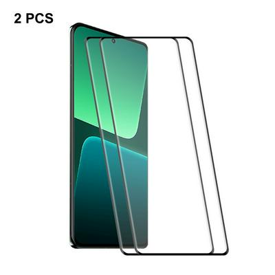 2PCS ENKAY Hat-Prince For Xiaomi 13 Pro Full Glue Upgrade 0.26mm 9H 3D Hot Bend Curved Surface Full Screen Covered Tempered Glass Protective Film