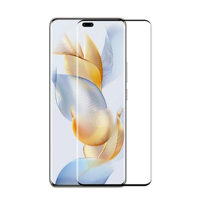1PCS ENKAY Hat-Prince For Honor 90 Pro 3D Hot Bend Curved Surface Edge Glue Full Screen Covered Tempered Glass Protective Film