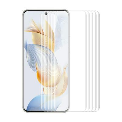 5PCS ENKAY Hat-Prince For Honor 90 Pro 3D Full Screen Curved Surface Hot Bending PET HD Screen Protector 