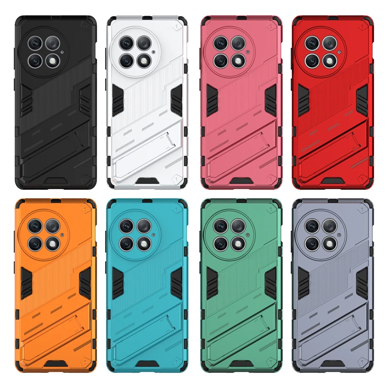 Phone Case for OnePlus Ace 2 Pro Kickstand TPU + PC Protective Cell Phone Cover
