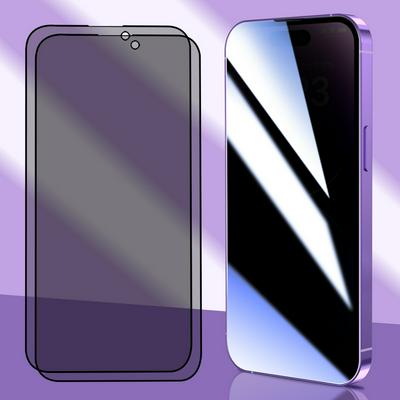 2PCS ENKAY HAT PRINCE for iPhone 14 Pro Max Anti-peep 25 Degree Screen Protector Anti-explosion 8K HD AGC Glass Film