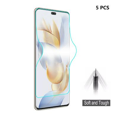 5PCS ENKAY for Honor 90 Pro Straw Hat Prince 3D Full Screen Protection Soft Type Hydraulic Film