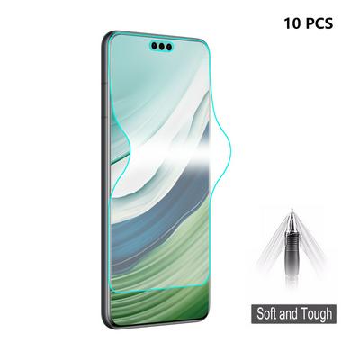 10PCS ENKAY for Huawei Mate 60 Pro Straw Hat Prince 3D Full Screen Protection Soft Type Hydraulic Film