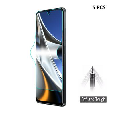 5PCS ENKAY for Xiaomi Poco X5 Pro Straw Hat Prince 3D Full Screen Protection Soft Type Hydraulic Film