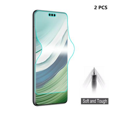 2PCS ENKAY for Huawei Mate 60 Pro Straw Hat Prince 3D Full Screen Protection Soft Type Hydraulic Film