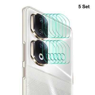 5PCS ENKAY Hat-Prince For Honor 90 Pro High Aluminum silicon Glass 9H 0.2mm Lens Protection Film Rear Camera Tempered Glass Protective Film