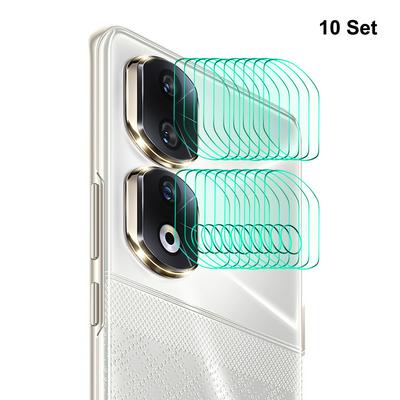 10PCS ENKAY Hat-Prince For Honor 90 Pro High Aluminum silicon Glass 9H 0.2mm Lens Protection Film Rear Camera Tempered Glass Protective Film