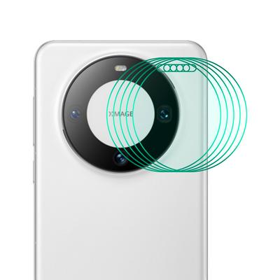 5PCS ENKAY Hat-Prince For Huawei Mate 60 Pro High Aluminum silicon Glass 9H 0.2mm Lens Protection Film Rear Camera Tempered Glass Protective Film