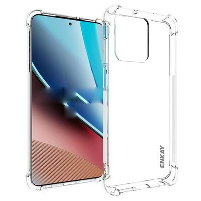 ENKAY Hat-Prince For Motorola Moto G Stylus 5G (2023) Four Corners Thickened Anti-fall Transparent TPU Back Cover Phone Case