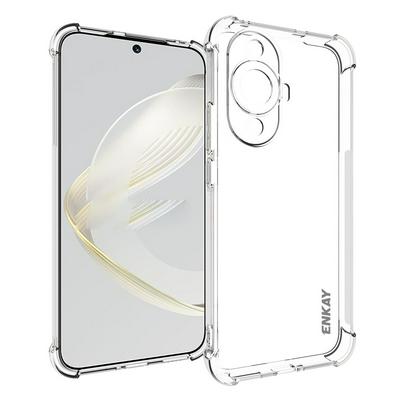 ENKAY Hat-Prince For Huawei Nova 11 4G Four Corners Thickened Anti-fall Transparent TPU Back Cover Phone Case