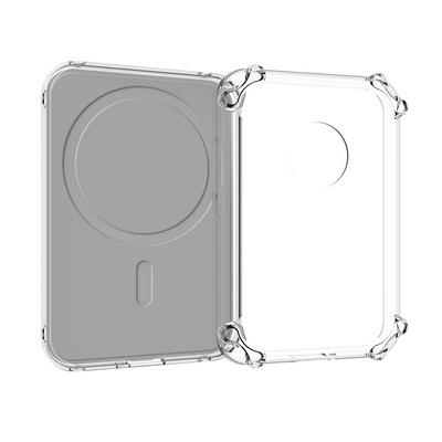 ENKAY Hat-Prince For Magsafe Four Corners Thickened Anti-fall Transparent TPU Back Cover Phone Case