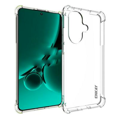 ENKAY Hat-Prince For OnePlus Nord CE3 Four Corners Thickened Anti-fall Transparent TPU Back Cover Phone Case