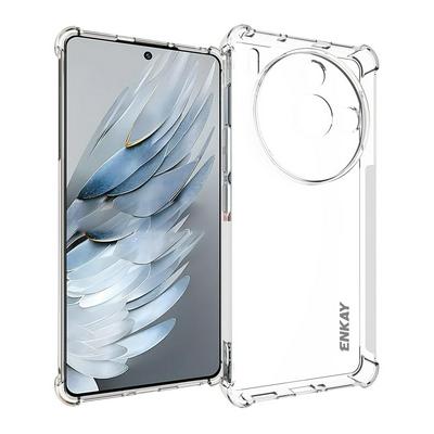 ENKAY Hat-Prince For Nubia Z50S Pro Four Corners Thickened Anti-fall Transparent TPU Back Cover Phone Case