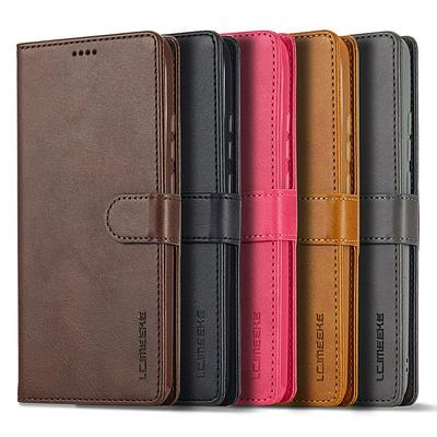 LC.IMEEKE For Xiaomi Redmi Note 12 Pro 5G / Poco X5 Pro Magnetic Button Calf pattern PU Leather + TPU Wallet Phone Case
