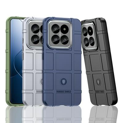 For Xiaomi 14 Pro Rugged Shield Detachable Shockproof Frosted All-Inclusive Flexible TPU Cover Case