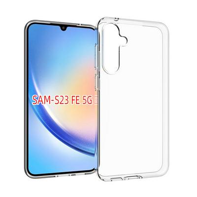 For Samsung Galaxy S23 FE Transparent Shockproof Scratch Resistant Soft TPU Back Cover Case