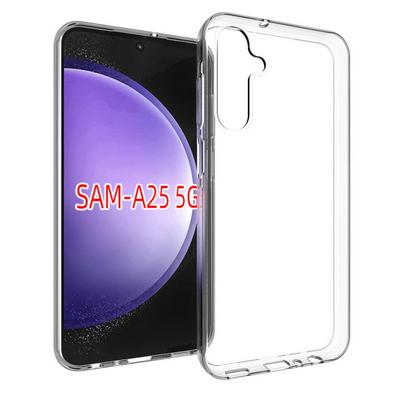 For Samsung Galaxy A25 Transparent Shockproof Scratch Resistant Soft TPU Back Cover Case