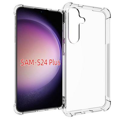 Samsung Galaxy S24 Plus Anti-Fingerprint Non-Slip Waterproof Four Corners Shockproof Transparent Soft TPU Back Cover Protective Case