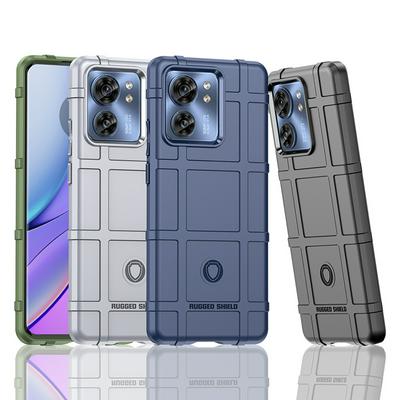 For Motorola Edge 2023 Rugged Shield Detachable Shockproof Frosted All-Inclusive Flexible TPU Cover Case