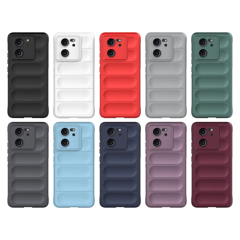 For Xiaomi 13T Pro Anti-drop Rugged Cell Phone Case Shockproof TPU Back Cover Protector