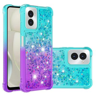 For Motorola Moto G Power 5G 2024 YB Quicksand Series Liquid Case Gradient Quicksand Soft TPU Protective Shockproof Luxury Cover