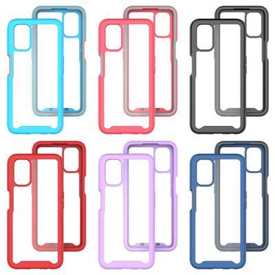 For Oppo A52/A72/A92 Starry Sky Shock-proof Drop-proof TPU+PC Back Cover Phone Case