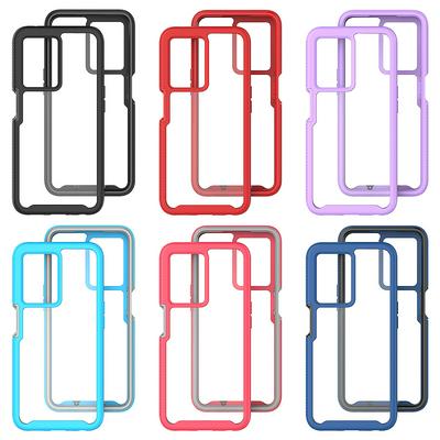 For OnePlus Nord N300 / Oppo A57 4G 5G / A57S / A77 4G 5G Starry Sky Shock-proof Drop-proof TPU+PC Back Cover Phone Case