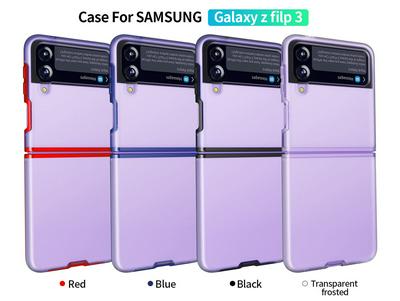 For Samsung Galaxy Z flip 3 Scratch Resistant TPU+Acrylic Back Cover Phone Case