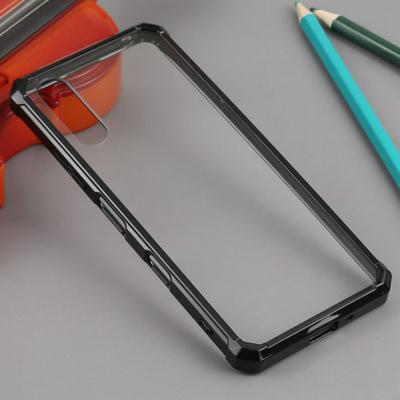 For Sony Xperia 1 III / 5III / 10III Scratch Resistant TPU+Acrylic Back Cover Phone Case