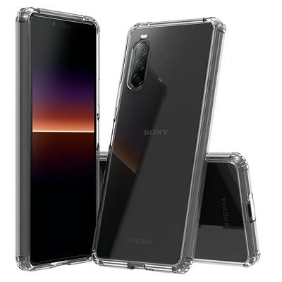For Sony Xperia 10 II Scratch Resistant TPU+Acrylic Back Cover Phone Case