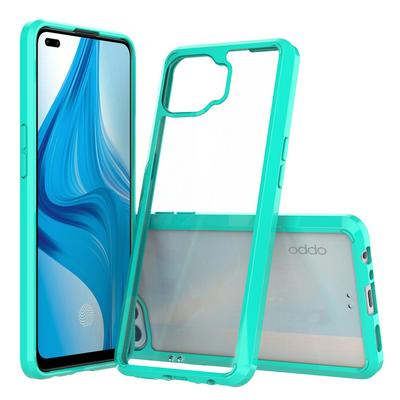 For Oppo A93 Scratch Resistant TPU+Acrylic Back Cover Phone Case
