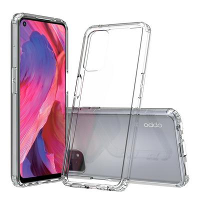 For Oppo A74 5G / A54 5G Scratch Resistant TPU+Acrylic Back Cover Phone Case