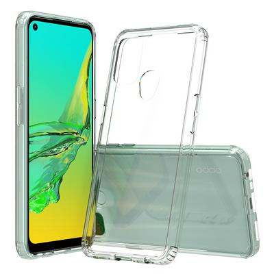 For Oppo A53 Scratch Resistant TPU+Acrylic Back Cover Phone Case