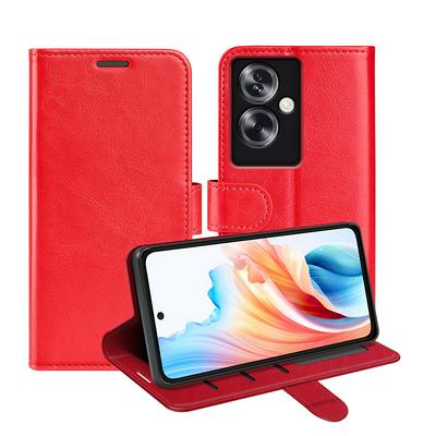 For OPPO A79 5G/OnePlus Nord N30 SE R64 Pattern Single Folded Edge Folio Flip Leather Wallet Phone Case