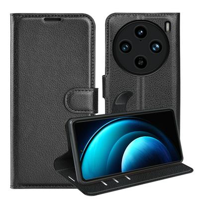 For Vivo X100 Pro Pattern Single Folded Edge Folio Flip Leather Wallet Phone Case