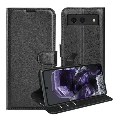 For Google Pixel 8A Pattern Single Folded Edge Folio Flip Leather Wallet Phone Case