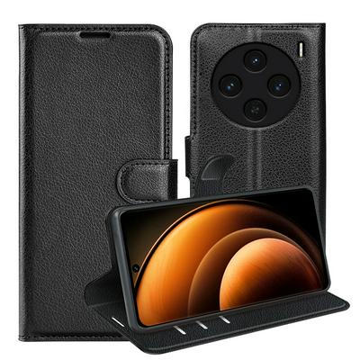 For Vivo X100 Pattern Single Folded Edge Folio Flip Leather Wallet Phone Case