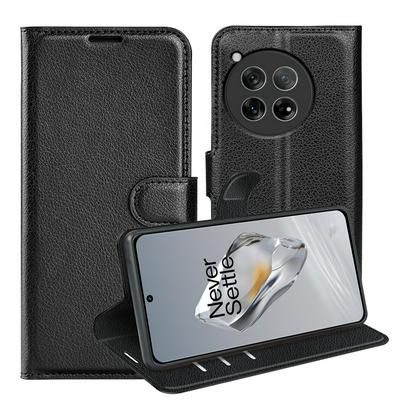 For OnePlus 12 Pattern Single Folded Edge Folio Flip Leather Wallet Phone Case