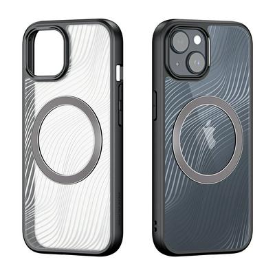 DUX DUCIS Aimo Series Magnetic Phone Case for iPhone 15 Shockproof TPU+PC Matte Cover Compatible with MagSafe
