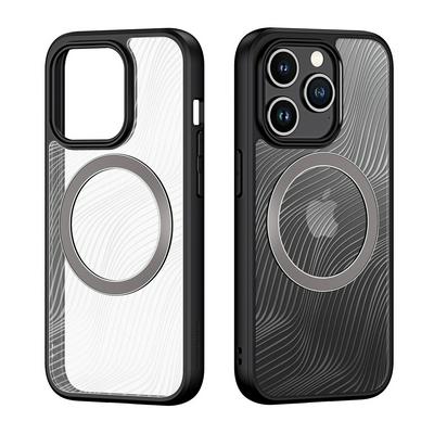 DUX DUCIS Aimo Series Magnetic Phone Case for iPhone 15 Pro Shockproof TPU+PC Matte Cover Compatible with MagSafe