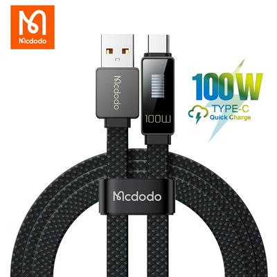 Mcdodo CA-4980 100W USB to Type C Cable For Xiaomi Huawei Samsung Macbook LED Display 6A Fast Charging Data Sync Data Cord