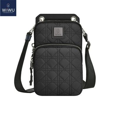 WiWU Mobile Phone Bag Waterproof Mini-Crossbody Bags for iPhone Detachable Strip Shoulder Bag Women Mini Phone Bag Purse Pouch