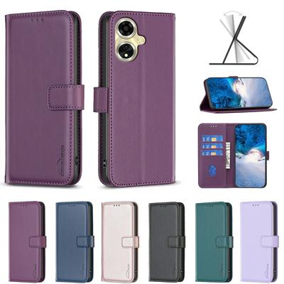 BINFEN COLOR BF17 For Oppo A59 5G PU Leather Wallet Case Magnetic Folio Flip Stand Phone Cover