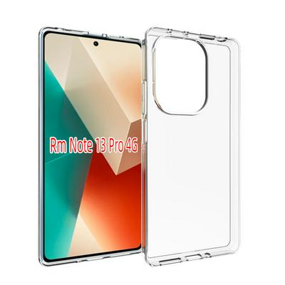For Xiaomi Redmi Note 13 Pro 4G Transparent Shockproof Scratch Resistant Soft TPU Back Cover Case