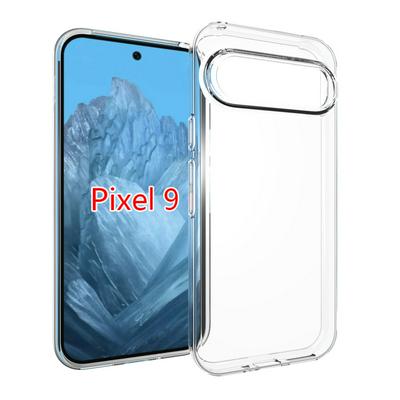 For Google Pixel 9 Transparent Shockproof Scratch Resistant Soft TPU Back Cover Case